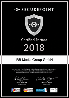 Partnerzertifikat Certified Partner 2018