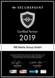 Partnerzertifikat Certified Partner 2019