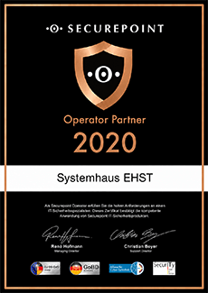 Partnerzertifikat Operator Partner 2020