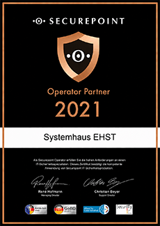 Partnerzertifikat Operator Partner 2021