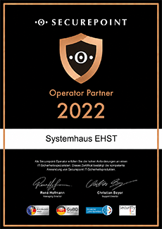 Partnerzertifikat Operator Partner 2022