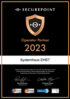 Partnerzertifikat Operator Partner 2023
