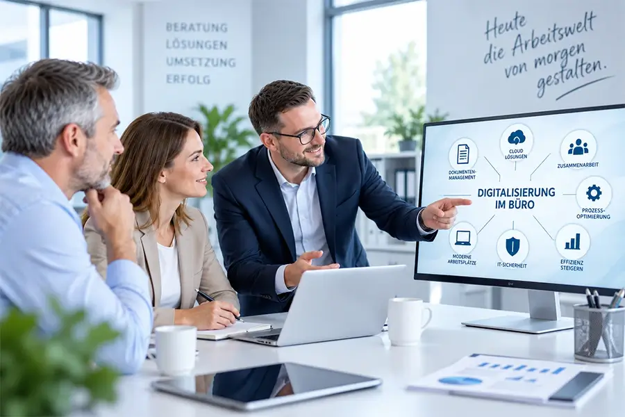 Beratung zur Digitalisierung im Büro