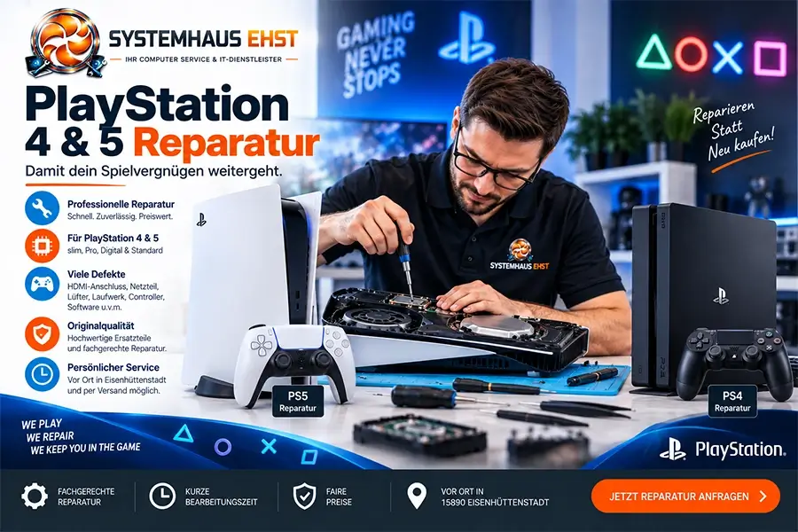 Sony PlayStation Reparatur Service Sony PlayStation Reparatur Service in 15890 Eisenhüttenstadt