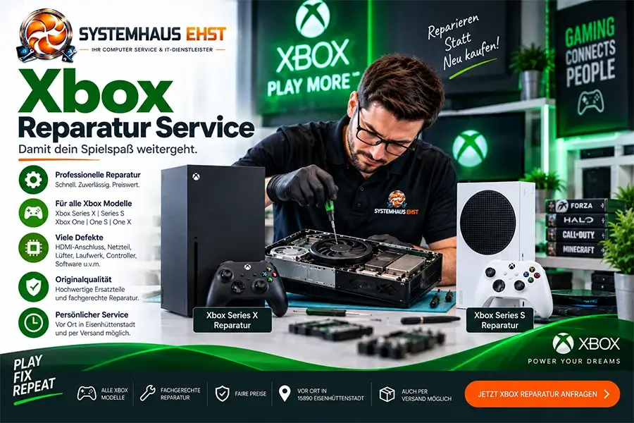 Microsoft Xbox Reparatur Service in 15890 Eisenhüttenstadt