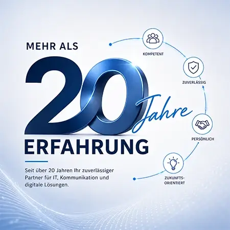 Mehr als 20 Jahre Erfahrung – kompetent, zuverlässig, persönlich und zukunftsorientiert
