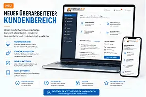 Neuer Kundenbereich & Mehr Sicherheit