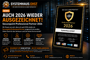 Auch 2026 erneut Securepoint Professional Partner Auch 2026 erneut Securepoint Professional Partner