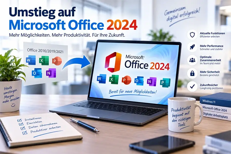 Umstieg auf Microsoft Office 2024